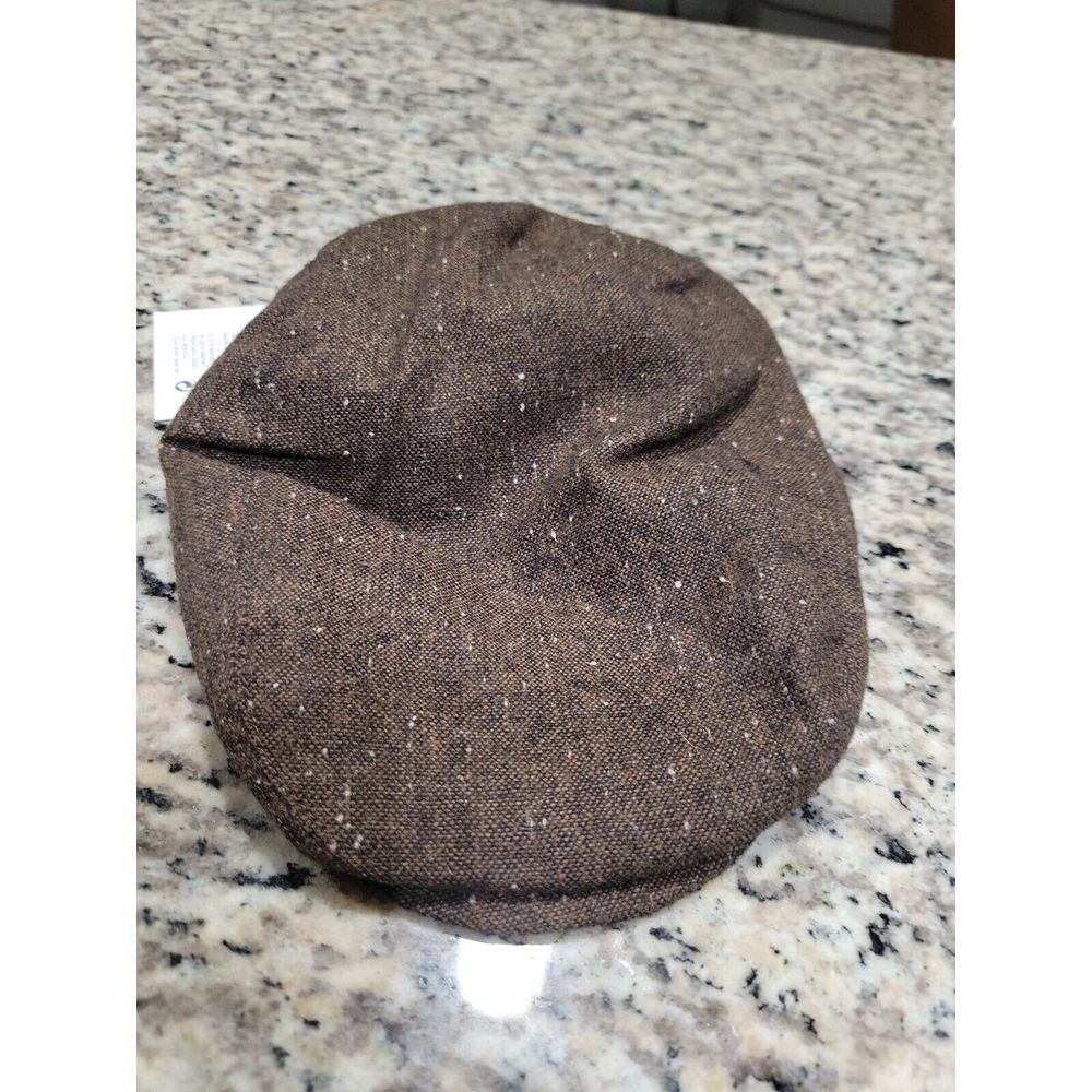mamas & papas Boys Brown Polyester Flat Cap Size 6-12m